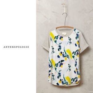 Anthropologie In Bloom sweatshirt top